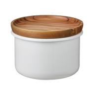 Enamel Tea & Coffee Canister Bona, 100g, Olive Wood