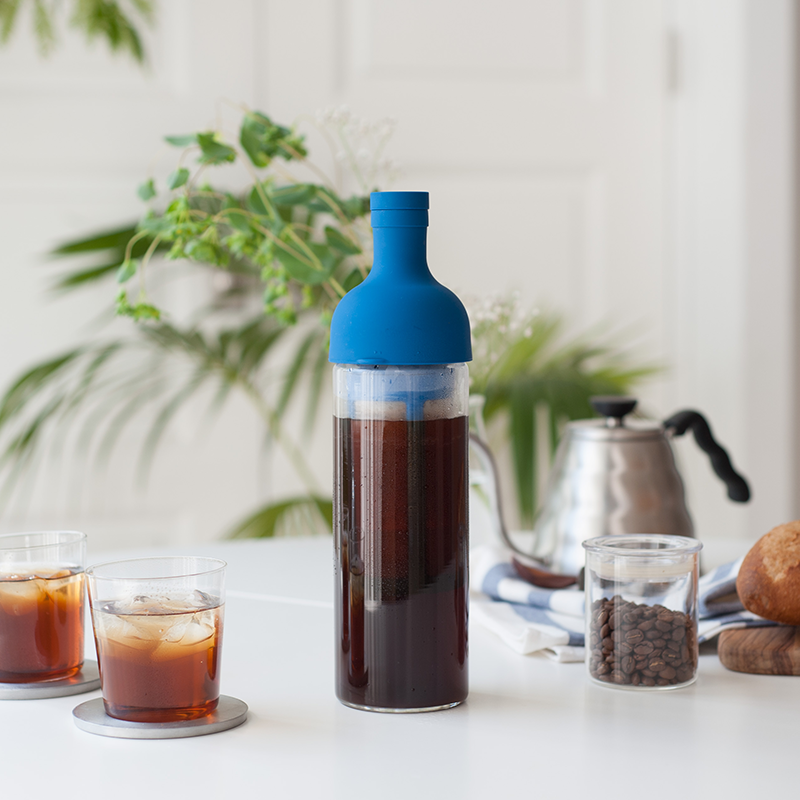 Cold Brew Coffee Filter-in Bottle, Yale Blue