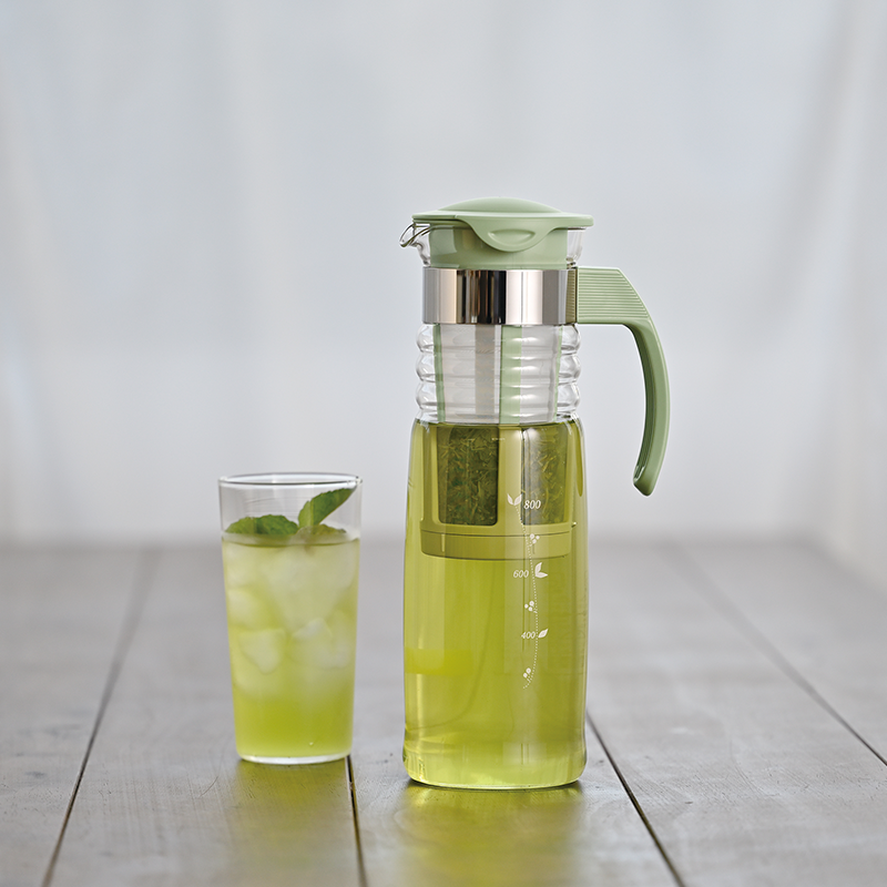 Mizudashi Cold Brew Tea Pot, Smokey Green