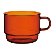 HARIO Colors Stacking Mug Cup, Amber