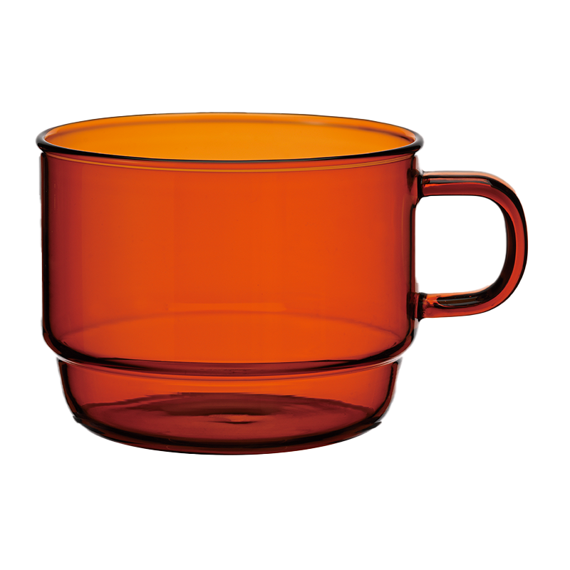 HARIO Colors Stacking Mug Cup, Amber