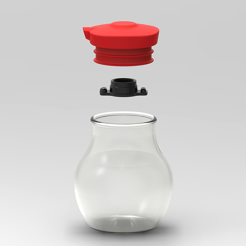 Soy Sauce Container, Red