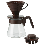 V60 Coffee Server Set, 02 Size, Chocolate Brown