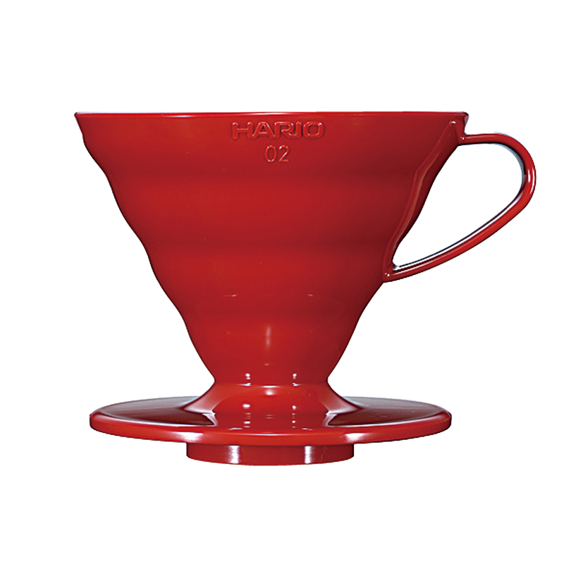 V60 Plastic Dripper, 02 Size, Red