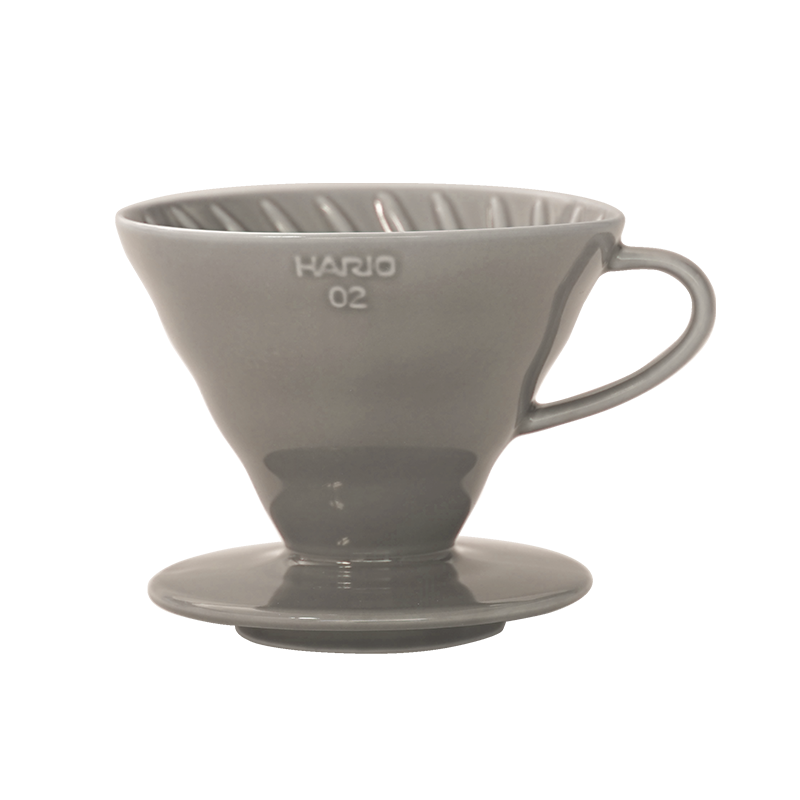 V60 Ceramic Colour Dripper, 02 Size, Grey