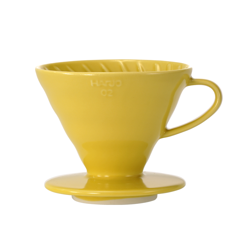 V60 Ceramic Colour Dripper, 02 Size, Yellow