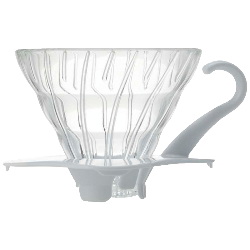 V60 Glass Dripper, 01 Size, White