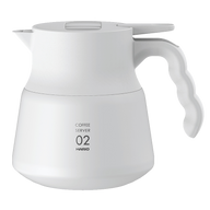 V60 Insulated Stainless Steel Server PLUS, 600mL, White