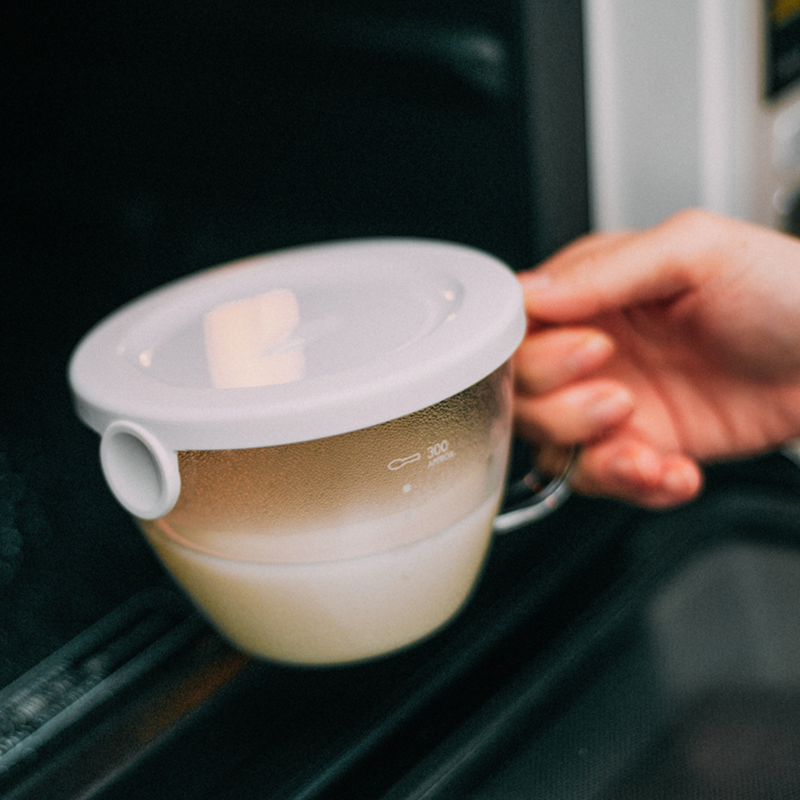 Microwave Glass Soup Cup