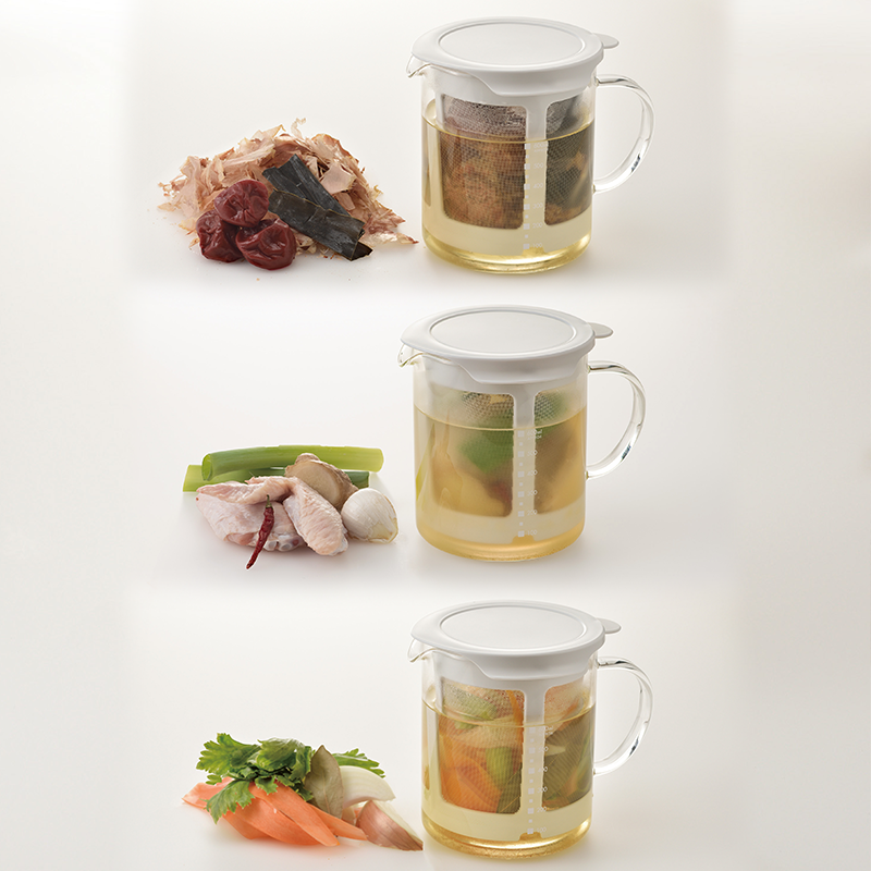 HARIO Japanese Dashi Pot DP-600-W Broth meat bonito vegetables Japanese western