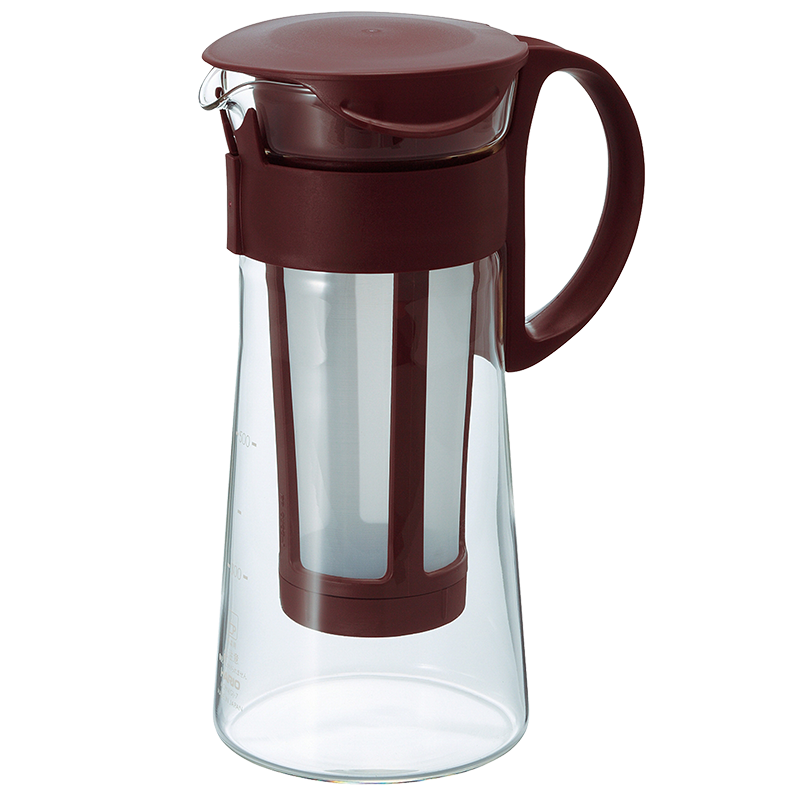 Cold Brew Coffee Pot Mizudashi, Chocolate Brown, 600mL