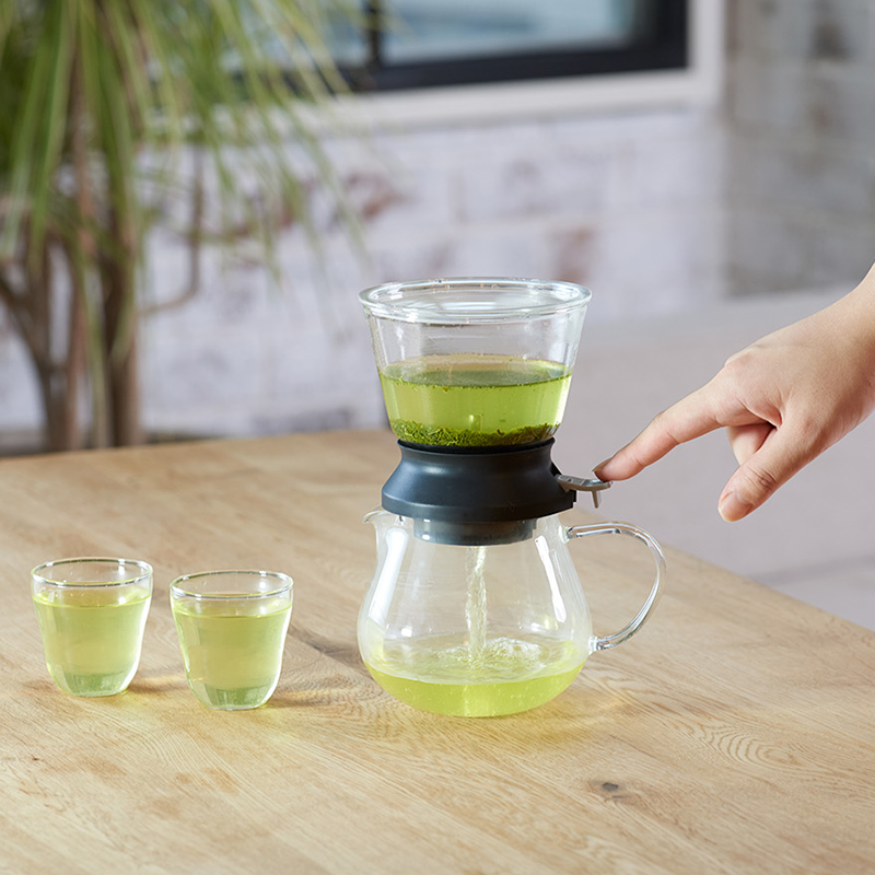 HARIO TDR-35B Tea Dripper "Largo" 350ml green tea pouring brewing