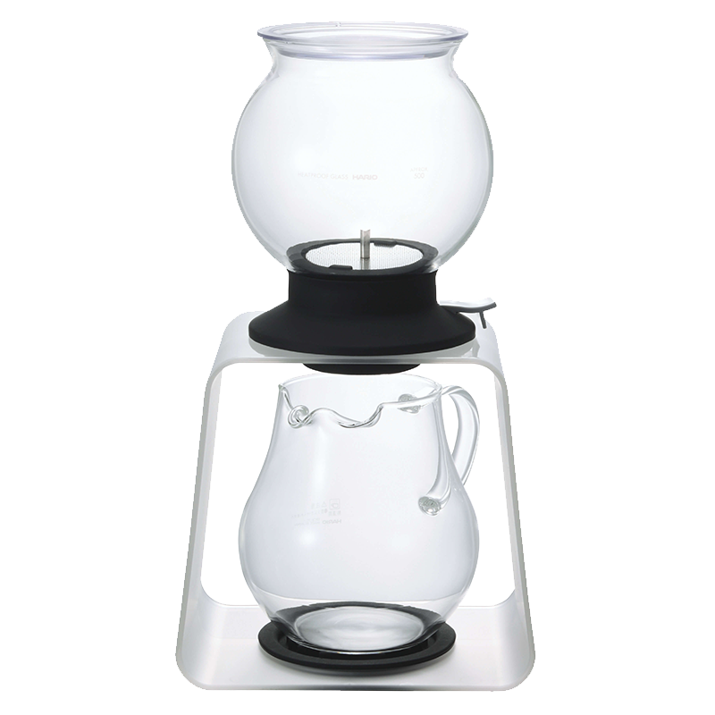 HARIO Set: Tea Dripper "Largo" 800ml TDR-8006T glass 