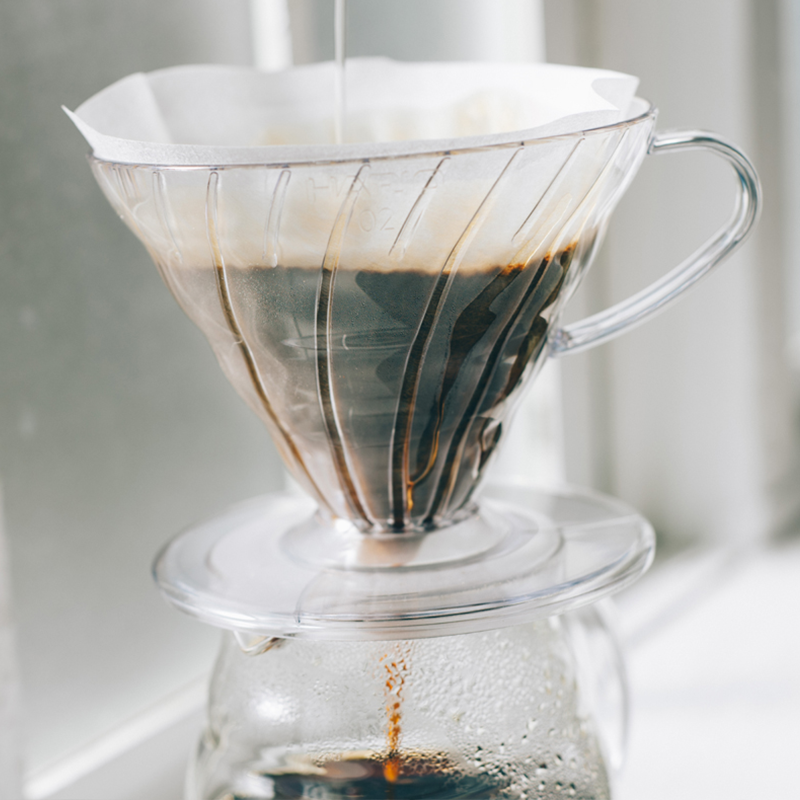 V60 Plastic Dripper, 02 Size, Transparent