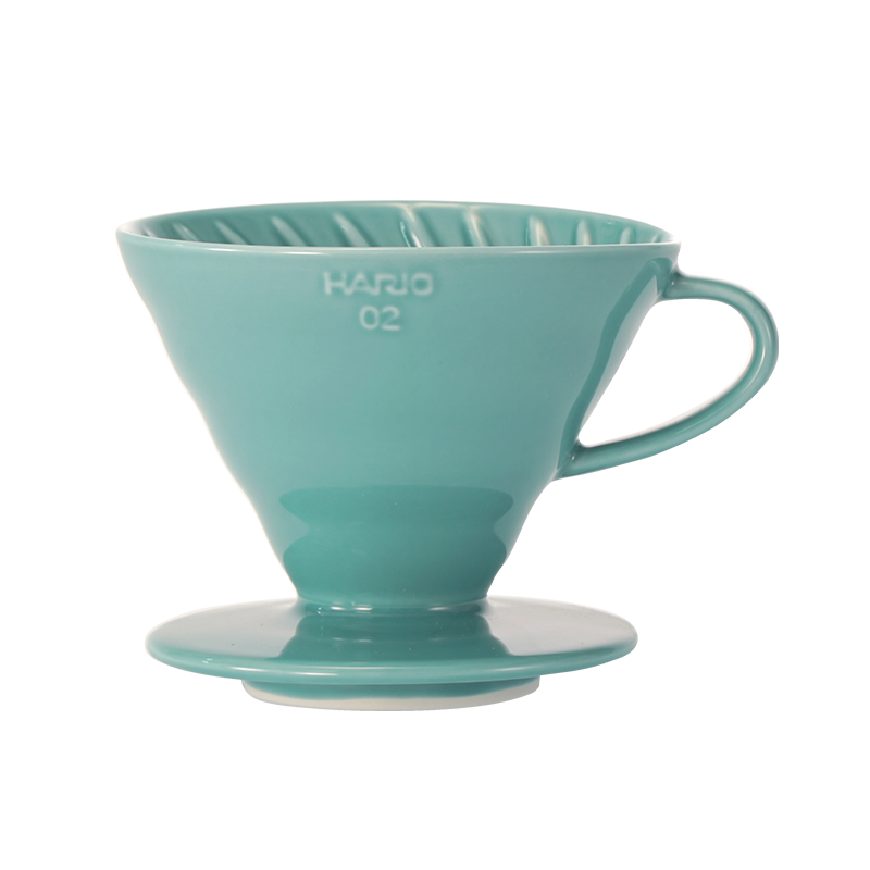 V60 Ceramic Colour Dripper, 02 Size, Turquoise