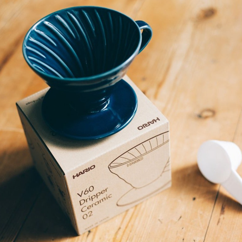 V60 Ceramic Colour Dripper, 02 Size, Indigo Blue