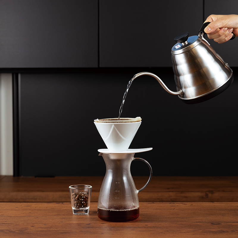 V60 One-Pour Dripper MUGEN, Ceramic White