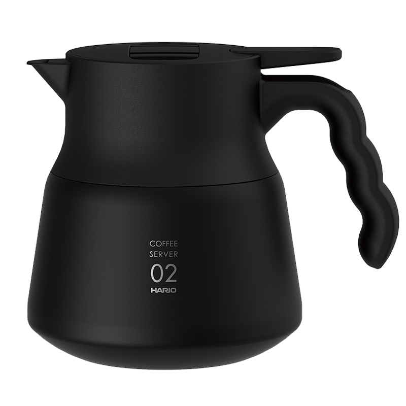 V60 Insulated Stainless Steel Server PLUS, 600mL, Black