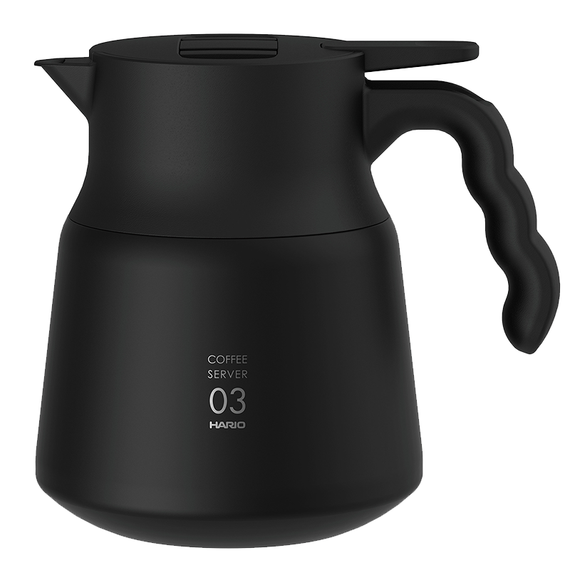 V60 Insulated Stainless Steel Server PLUS, 800mL, Black